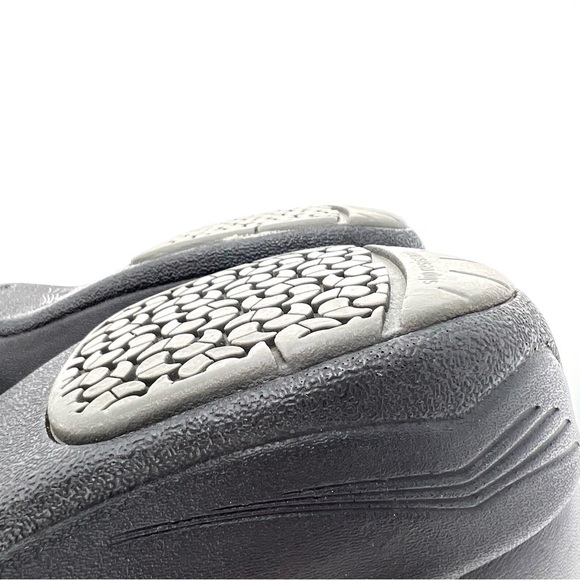 Dansko Abigail Black Leather Shoes Euro Size 41 = US 10.5-11 Embroidered Leaves - Picture 9 of 15